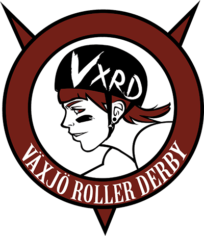 Växjö Roller Derby - VXRD logga